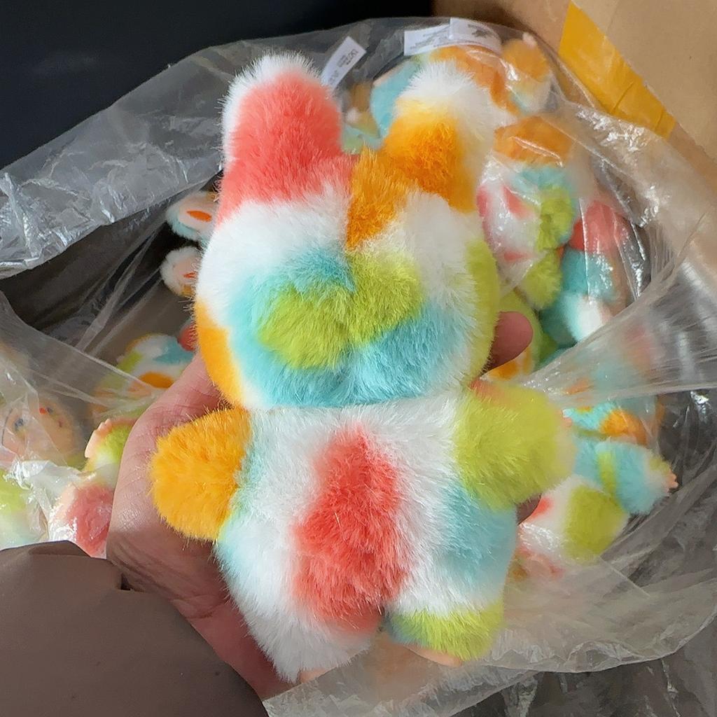 Doll Vinyl Face Plush Pendant Cute Keychain Internet Celebrity Trend Mini Doll Stall