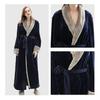 Dames Badjas Winter Warm Zacht Fleece Lange Badjassen