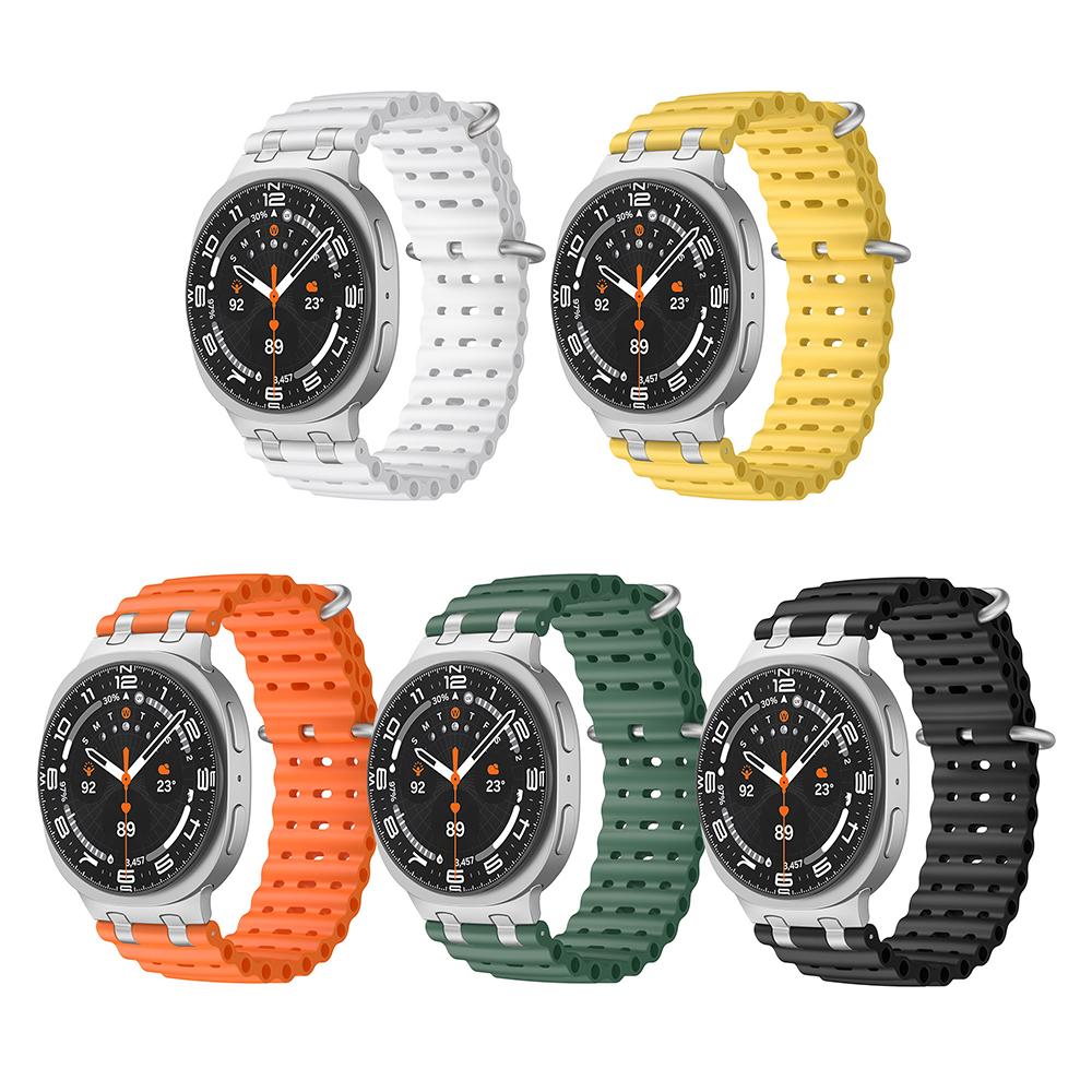 Breathable Watch Strap for Samsung Galaxy Watch8 Classic 46mm/Watch8 44mm/40mm Silicone Band