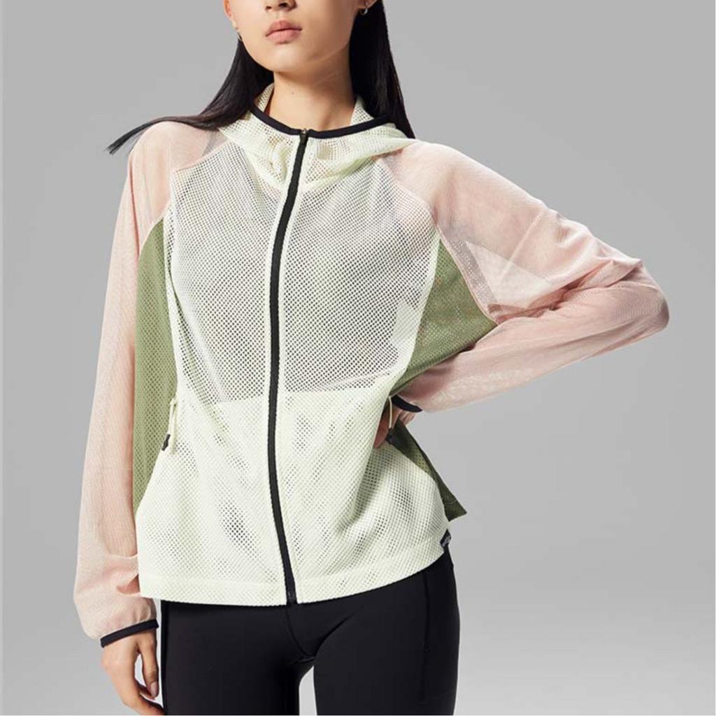 SAUCONY SS25 Urban Lifestyle Series Hooded Comfortable Zip Long Sleeve Jacket Women Jacket Oatmeal-White SA1259KJ51L-WT030