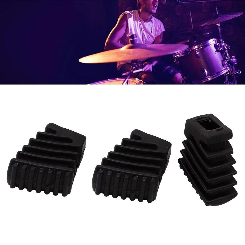 Anti Skid Drum Feet Slipcover Rubber Feet Cover Bass Drum Legs Sock Drum Legs Sleeve
