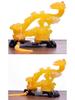 Yellow Jade Ruyi Ornament for Living Room or Wine Cabinet - Housewarming or Company Opening Gift