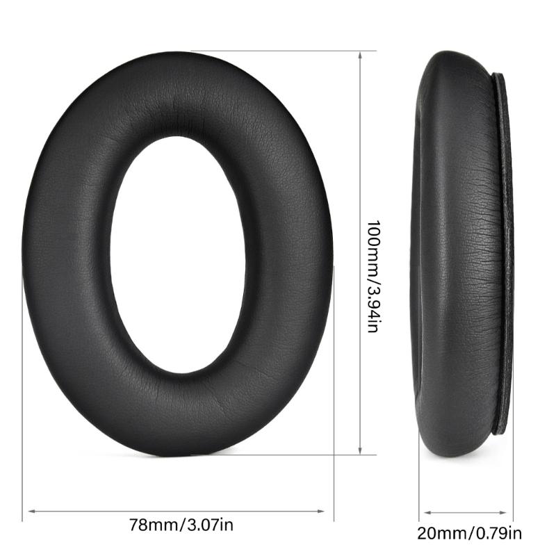 Soft Sponge Replacement Ear Cushions Comfortable Breathable Noise Reduction Design Easy installs for Headphone Devices