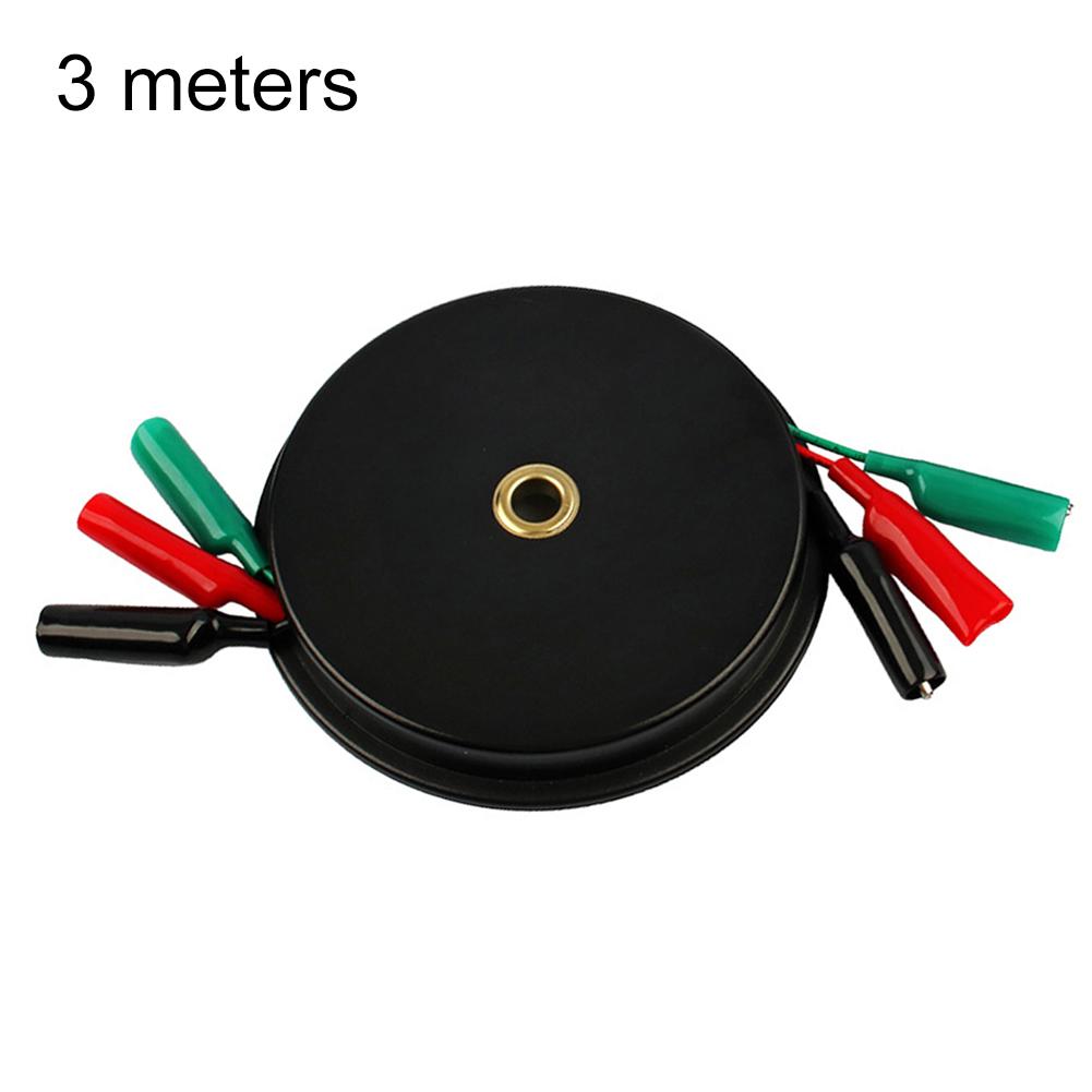 

Multimeter Connection Accessories Wire Reel Extension Test Retractable Expansion Test Wire 3-clip Multimeter Connection Cable