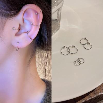 Pendientes de Clip de Oreja de Moda sin Perforación para Mujer - Estilo Chic y Versátil