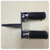 Foldable Metal Motorcycle Foot Pegs 2 Pieces Comfortable Corrosion-resistant Cruise Pedals for Year-round Riding Use