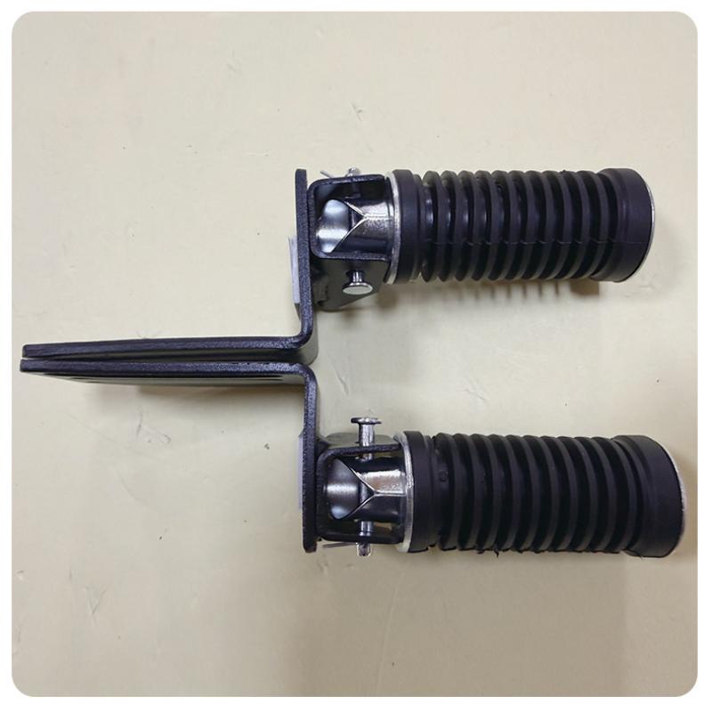 Foldable Metal Motorcycle Foot Pegs 2 Pieces Comfortable Corrosion-resistant Cruise Pedals for Year-round Riding Use
