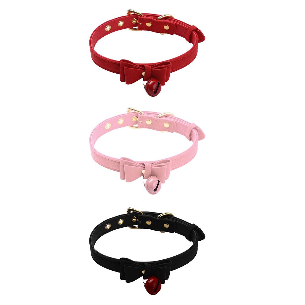 Handmade Sexy Rivet Alternative metal PU Leather Collar Bell Choker slave costume BDSM Bondage Necklace Neckband Sex