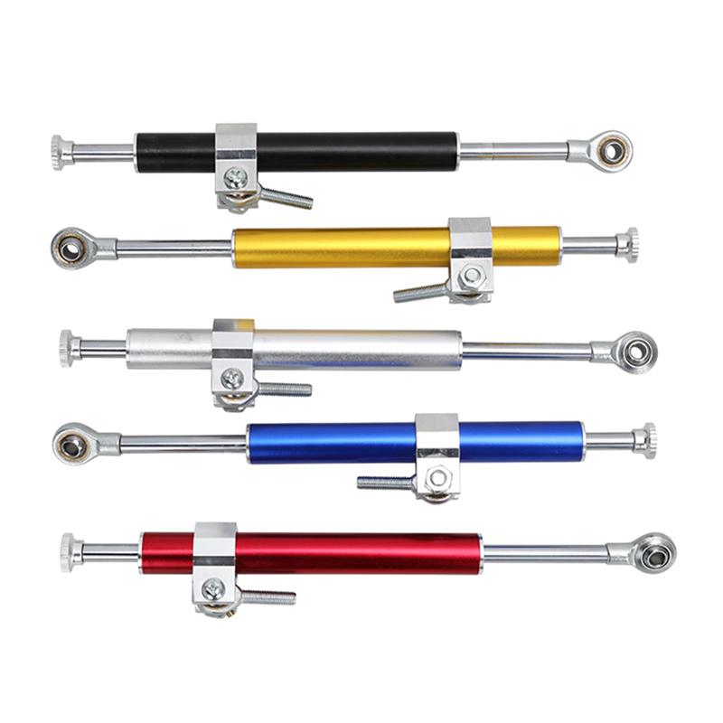 1PC 330mm Universal Motorcycle Black Aluminum Steering Damper Adjust Stabilizer 1PC 330mm Universal Motorcycle Black Aluminum Steering Damper Adjust Stabilizer