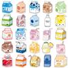 50 Sheets Milk Beverage Stickers: Cute INS Style for DIY Journal & Refrigerator Decoration