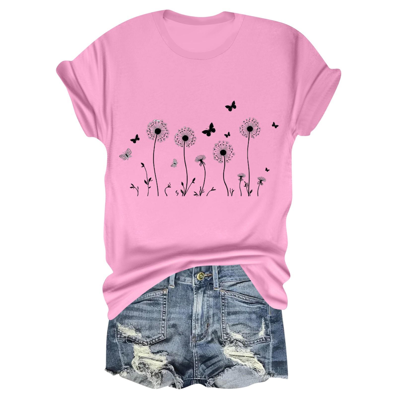 

Детская повседневная футболка с круглым вырезом и короткими рукавами с принтом и надписью «Топ» 160 розовый