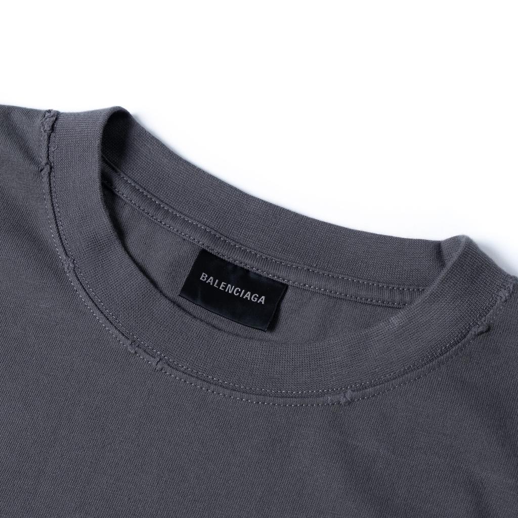Balenciaga Political Campaign FW22 T Shirt Loose Fit Men's Gray 641655TNVG51227