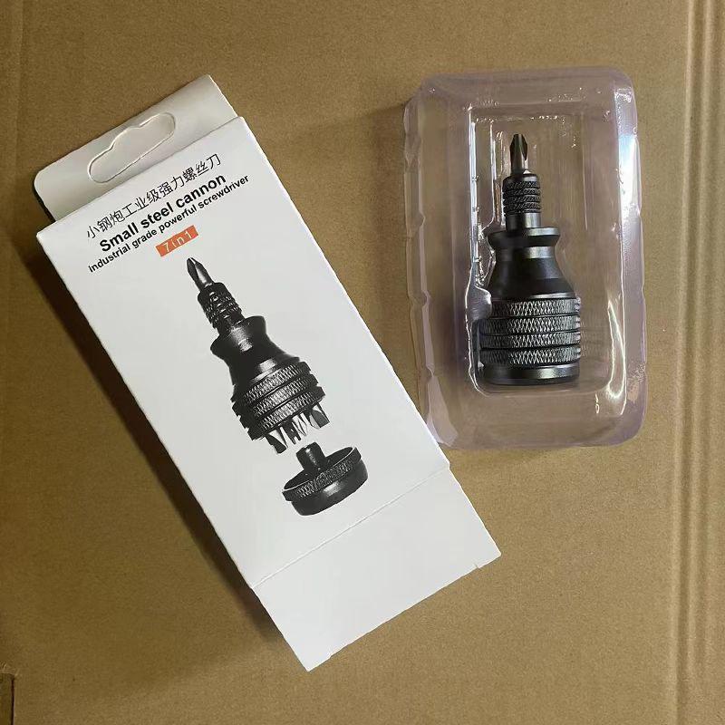 

Набор отверток 7-в-1 из промышленного алюминиевого сплава с несколькими битами