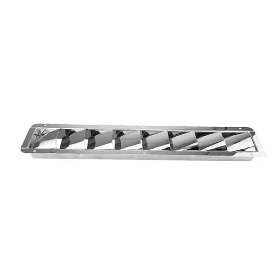 1pc Marine 304 Stainless Steel 8 Slots Boat Air Louver Vent Grille Ventilation Louvered Ventilator Grill Cover House Boat Yacht