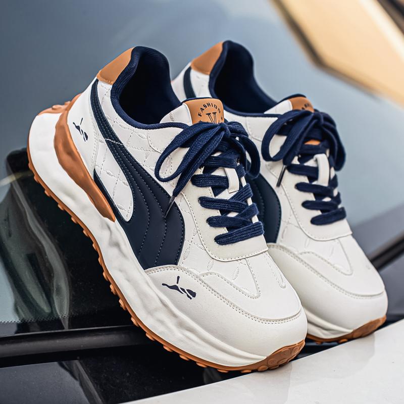 New Fashion New Men's Fashion Casual Low Top Sports Shoes Students Thick Sole Comfortable Sneakers Boys Male Classic Breathable Basketball Shoes