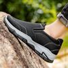 Frühling und Herbst neue Herren-Freizeitschuhe mit einem Pedal, Plateau-Herrenschuhe, tägliche Wanderschuhe, Outdoor-Seniorenschuhe