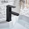 Waterfall Bathroom Sink Faucet Single Hole Vanity Stainless Steel Basin Mixer
