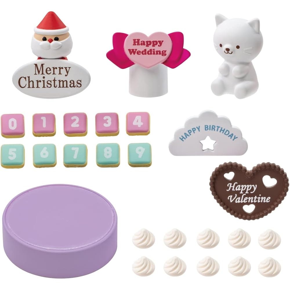 Takara Tomy Licca-chan Dream Deco Pastry Chef Party Decoration Set Dress-Up Toy for Ages 3 and Up