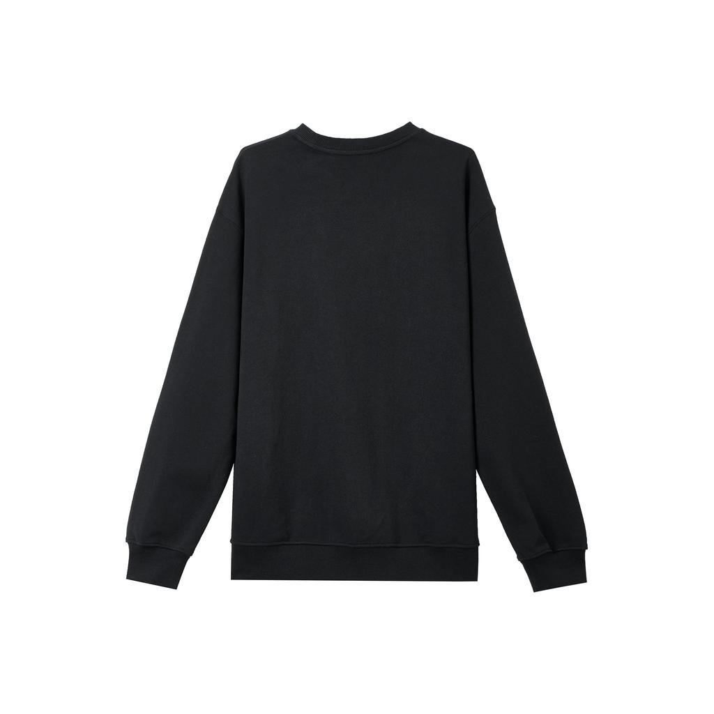 Jordan Hanorac casual cu gât rotund și mâneci lungi Flight Fleece pentru bărbați, negru FV7259-010