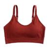 Tops for Woman Knitted Sexy Crop Tops Halter Tank Top Women Built In Bra Camis Sleeveless Strap Vest Underwear Sports Bra Ladies