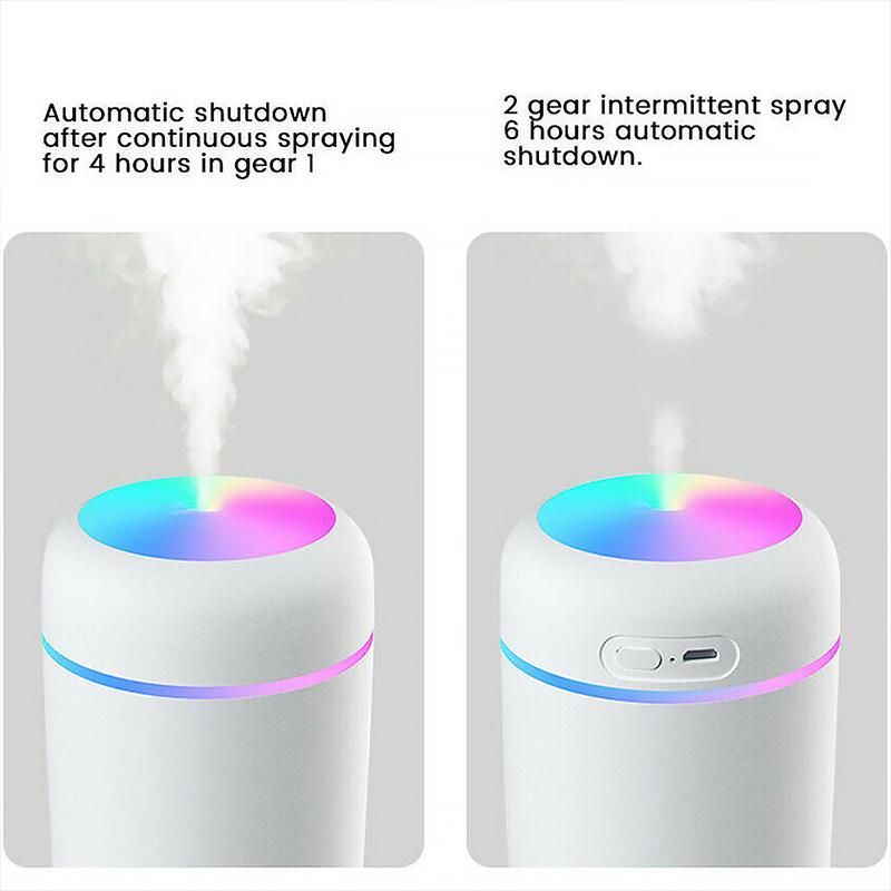 Umidificador de ar portátil 300ml aroma ultrassônico difusor de óleo essencial usb fabricante de névoa fria purificador aromaterapia para carro casa