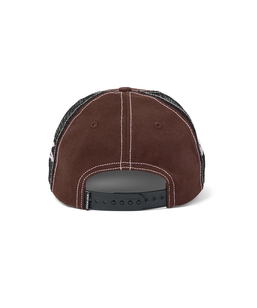 YESEYESEE Hardcore Mesh Cap Brown