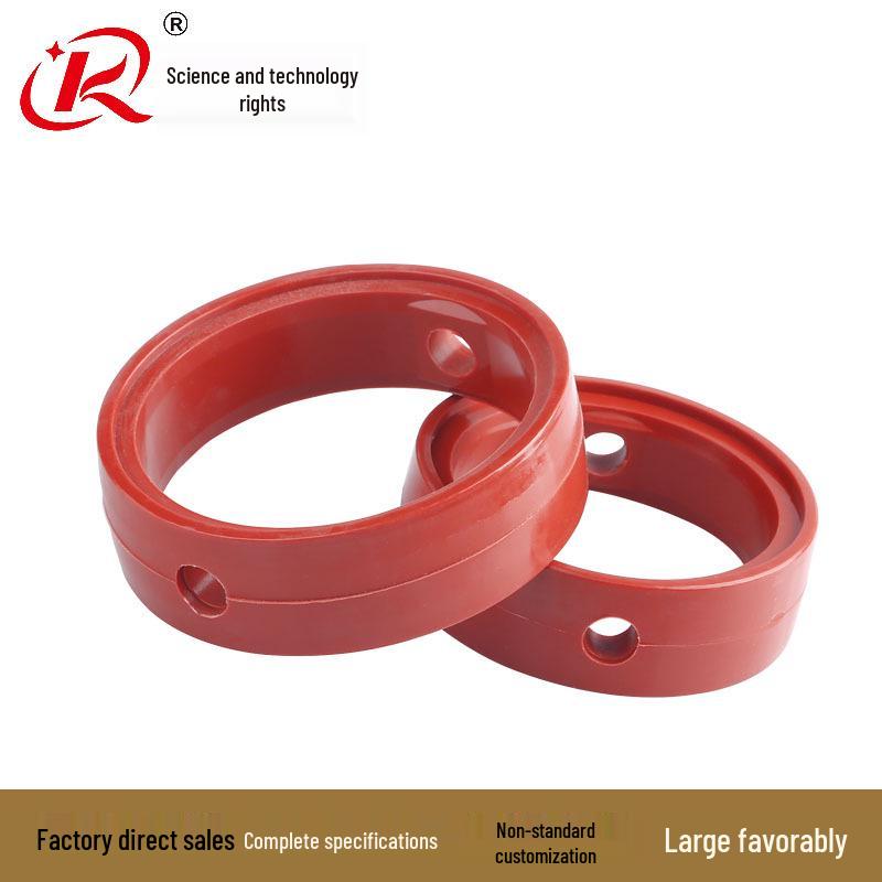 

Ke Quan Silicone EPDM Butterfly Valve Seal Ring - Sanitary Grade Gasket, Red/Black Φ25