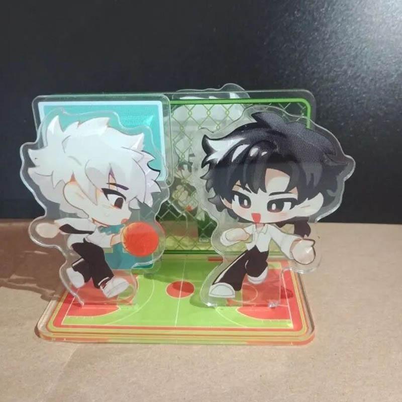 Anime Link Click Charles Cheng Xiaoshi Lucas Cosplay Figure Stand Kawaii Acrylic Standing Plate Ornament Accessories Gift