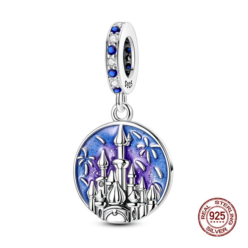 New In Original Charms Copper Cute Panda Holding Heart-Shaped Charms Beads Fit 3Mm Original Bracelet Women Diy Jewelry Gifts