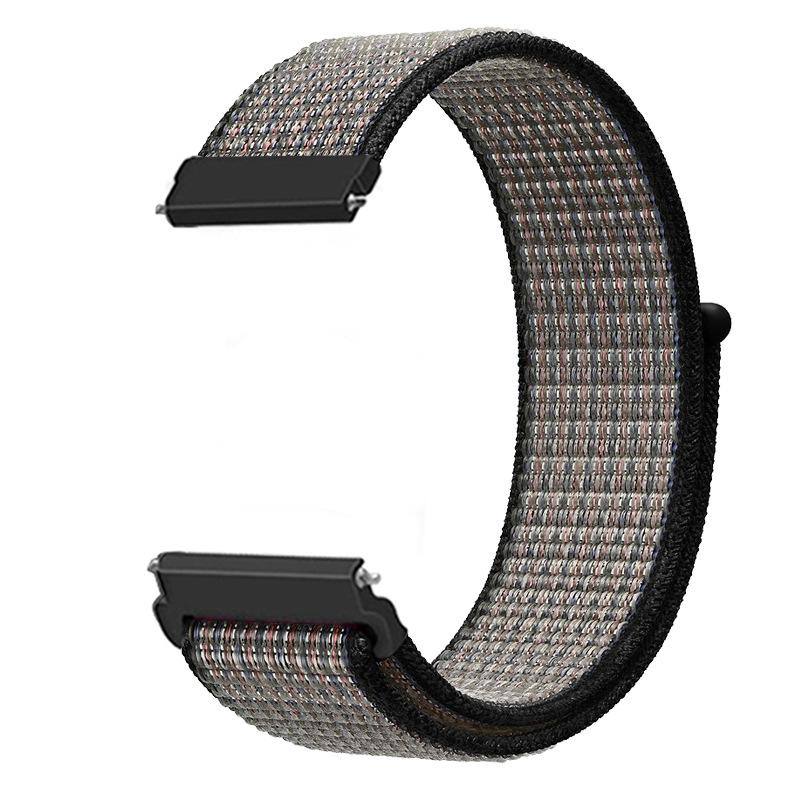 20mm 22mm Nylon Loop Band for Samsung Galaxy Watch 7/6/Classic/5/4/3/Gear S3 Wristband Huawei Watch 4/GT-2-3-Pro/Amazfit GTR/GTS