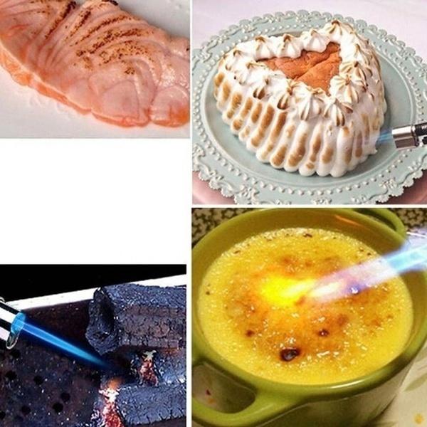 Metall sveisebrenner rett inn i vindtett brenner utendørs grill lettere kjøkken baking