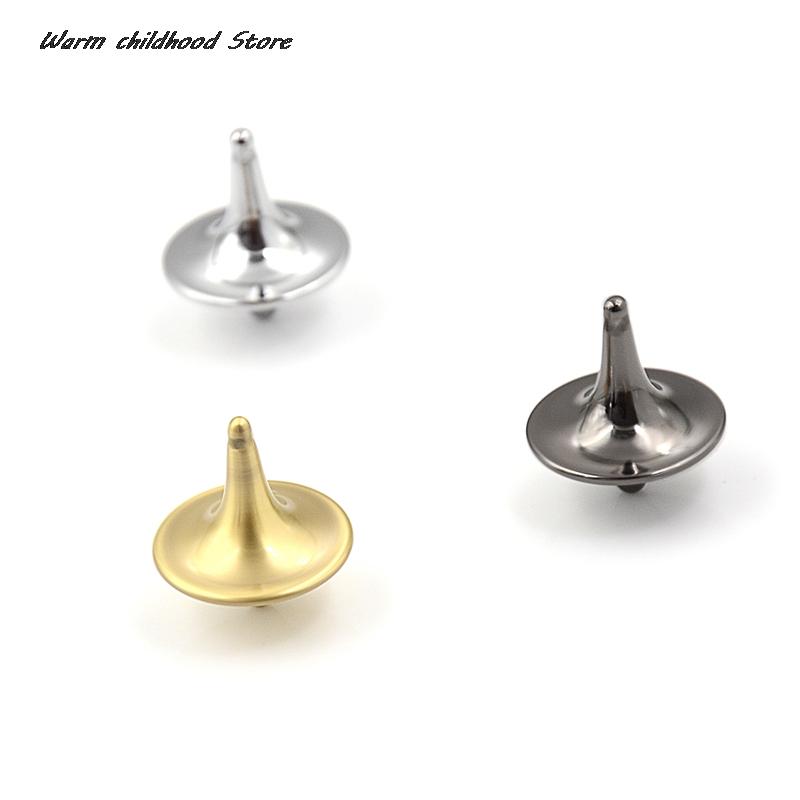 Metal Gyro Great Accurate Silver Spinning Top Hot Movie Totem Print Spinning  Small Cyclone Adult Perpetual Stress Relief Toy