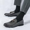 Trendige Neue Herren Strickmuster Quasten Schuhe Gentleman Business Slipper Kleid Loafers Homecoming Festzug Schuhe Zapatos Hombre