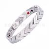 Titanium Steel Bracelet Men Geometric V-Shape Triple Color Plated Adjustable Biker Jewelry Accessory
