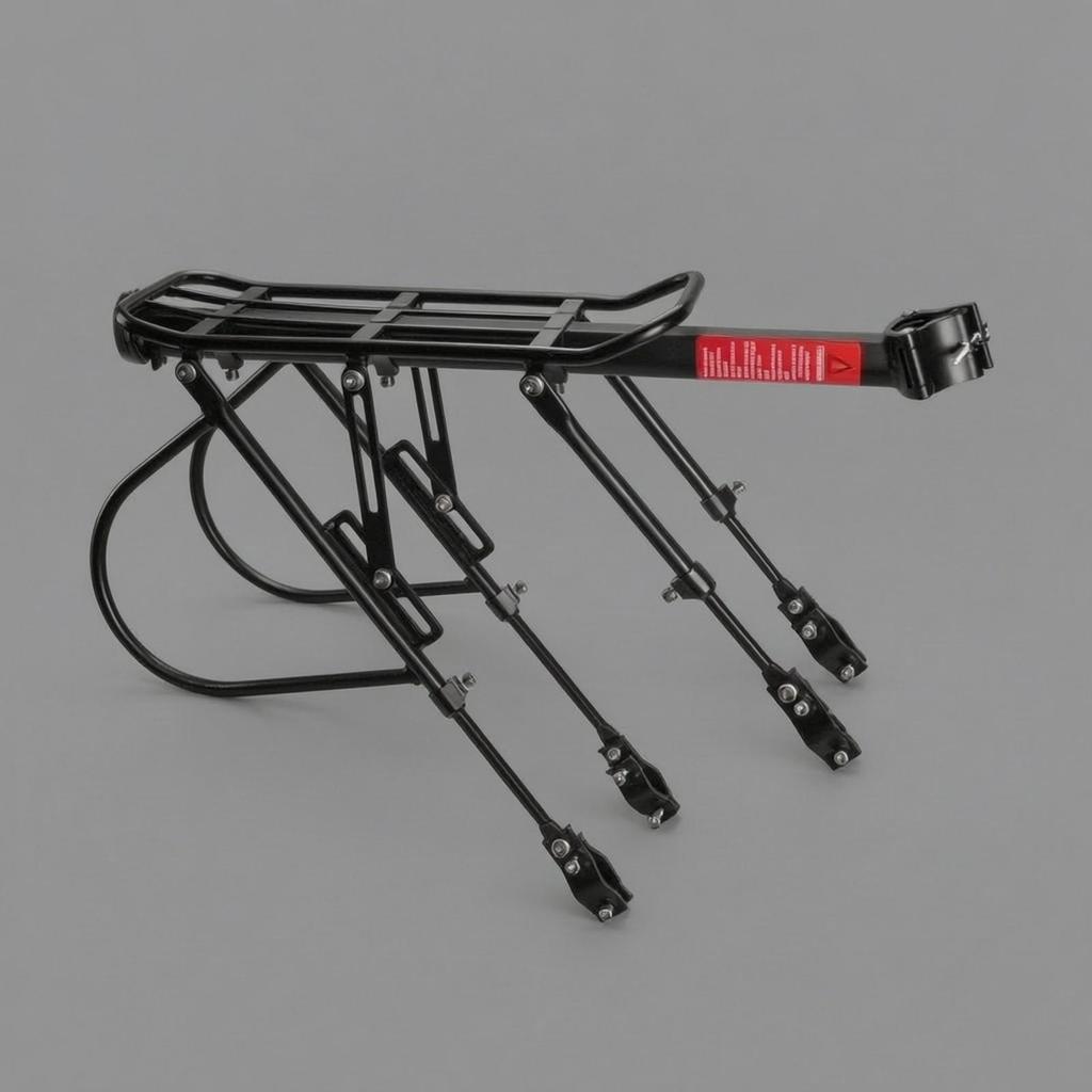 Rear Rack with Seat Tube Mount Sturdy Bike Quick Release for Commuters