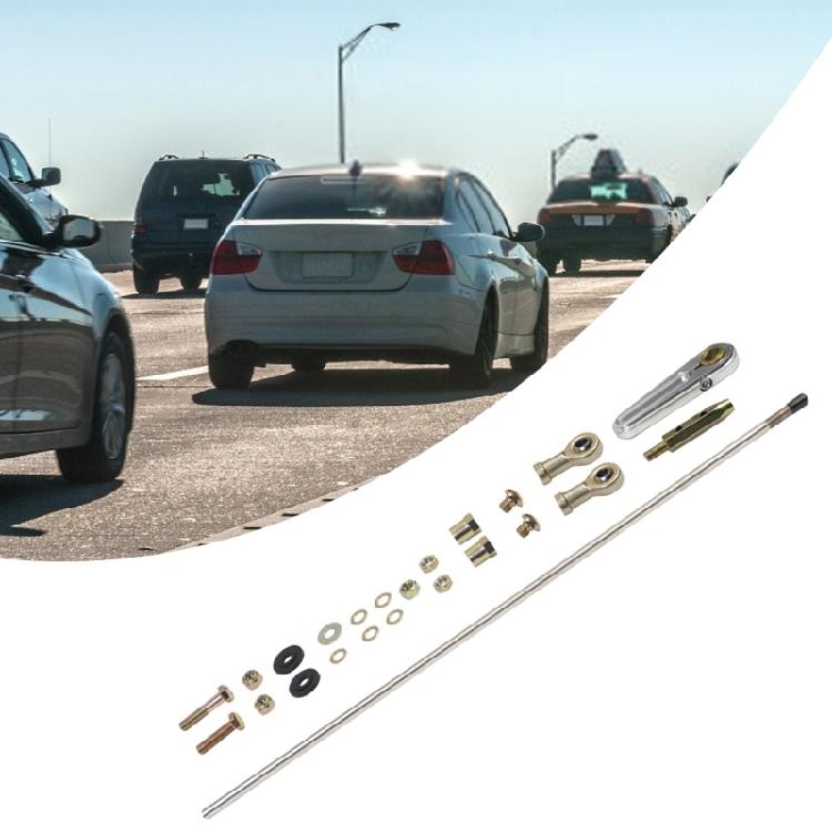 21inch Adjustable Transmission Column Shifts Linkage Set Corrosion Resistant Car Part Replaces -1800 for  4L60