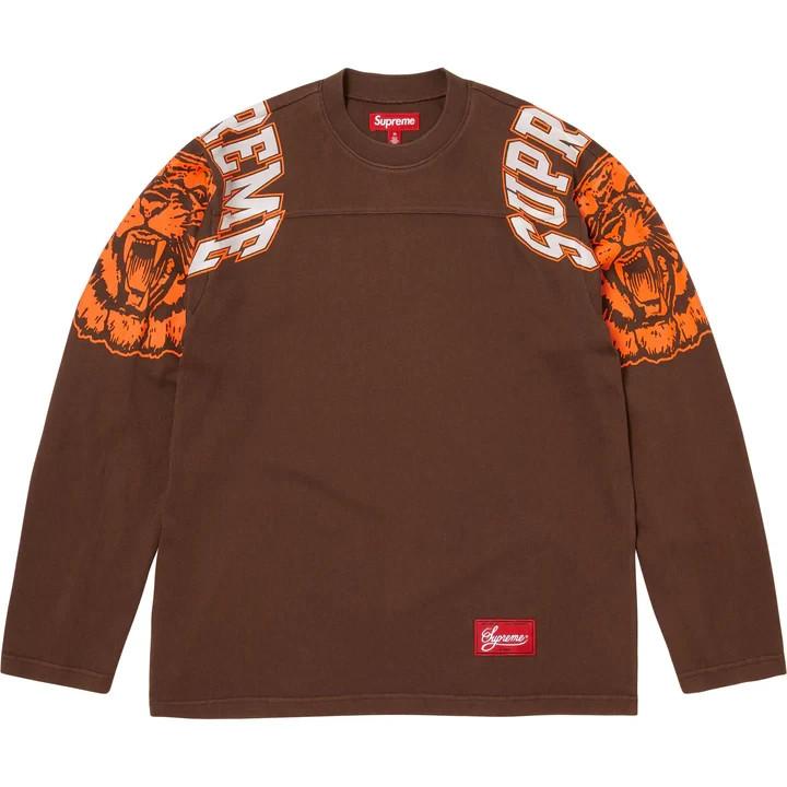 Supreme Mascot L/S Football Top Brown