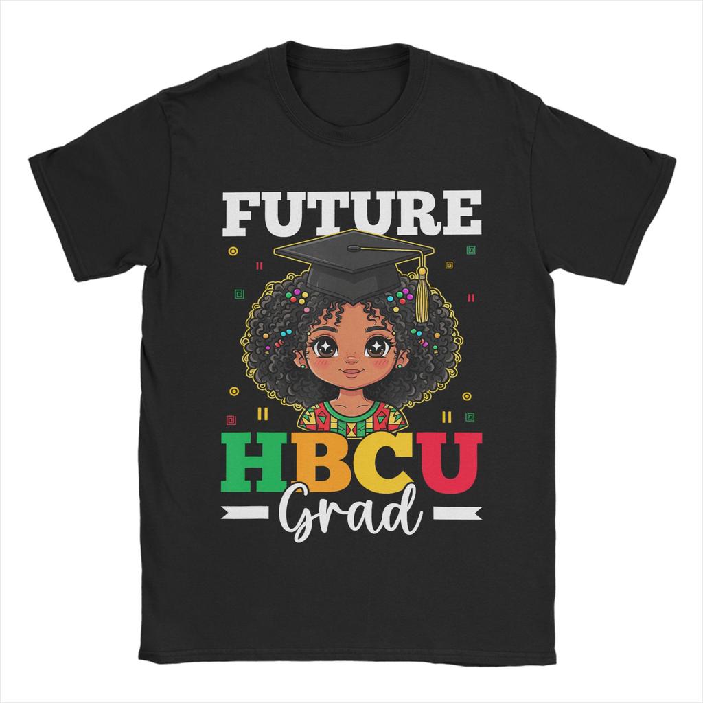 Future HBCU Grad Black History Month African American Girls T Shirt Unisexs Cotton Cool TShirt Short Sleeve Tops Original