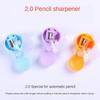 1~10pcs Double-hole Pencil Sharpener Candy Colored Pencil Sharpener Students Spherical Automatic Pencil Planer School Supplies