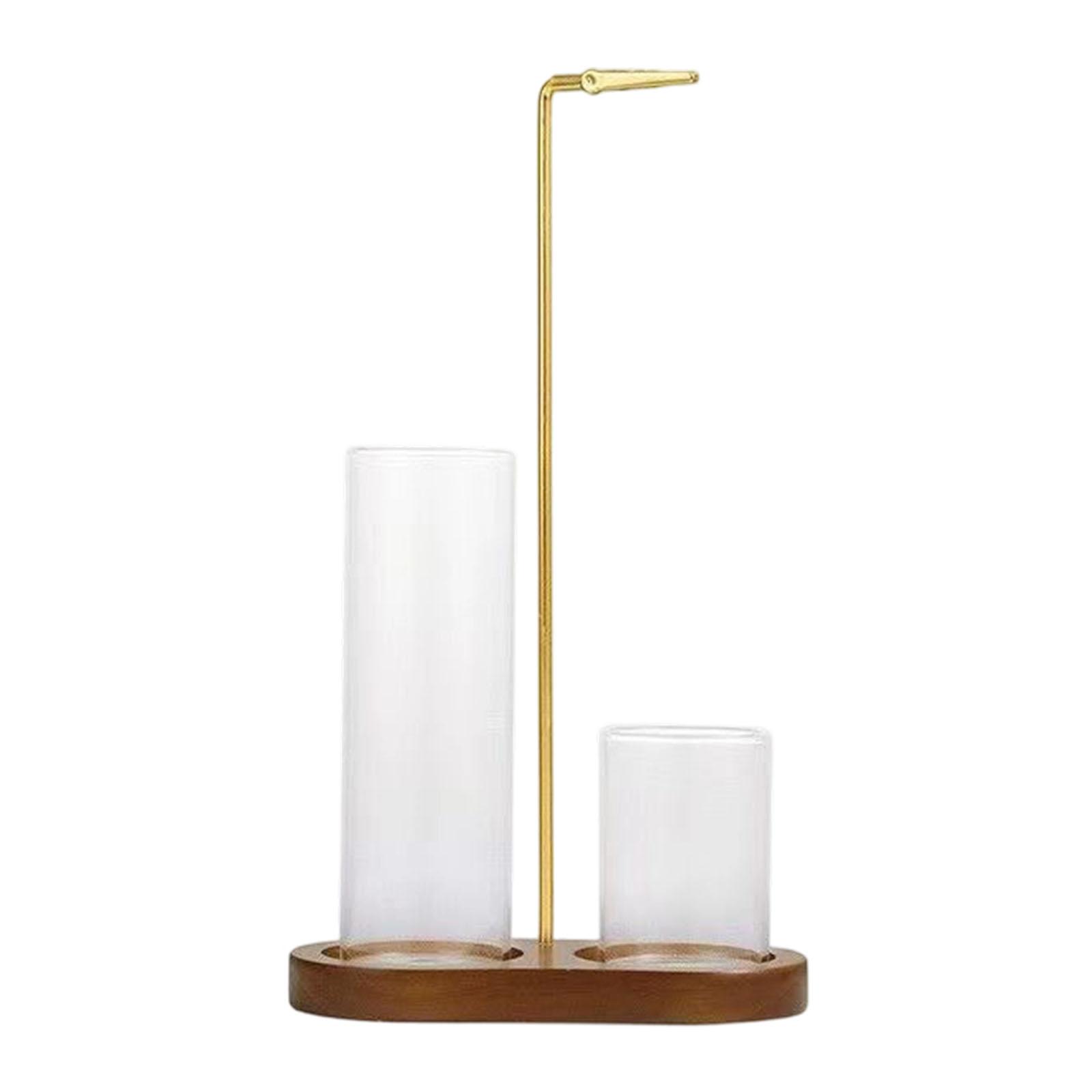 

2 In 1 Anti Ashes Flying Vertical Incenses Stick Holder Burners with Glass Catcher for Relaxation in Meditations Room червоний