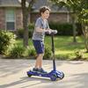 Monopattino elettrico per bambini 6+ anni, pieghevole 3 ruote avvio zero, velocità massima 8 km/h 64 x 29 x 83 cm blu