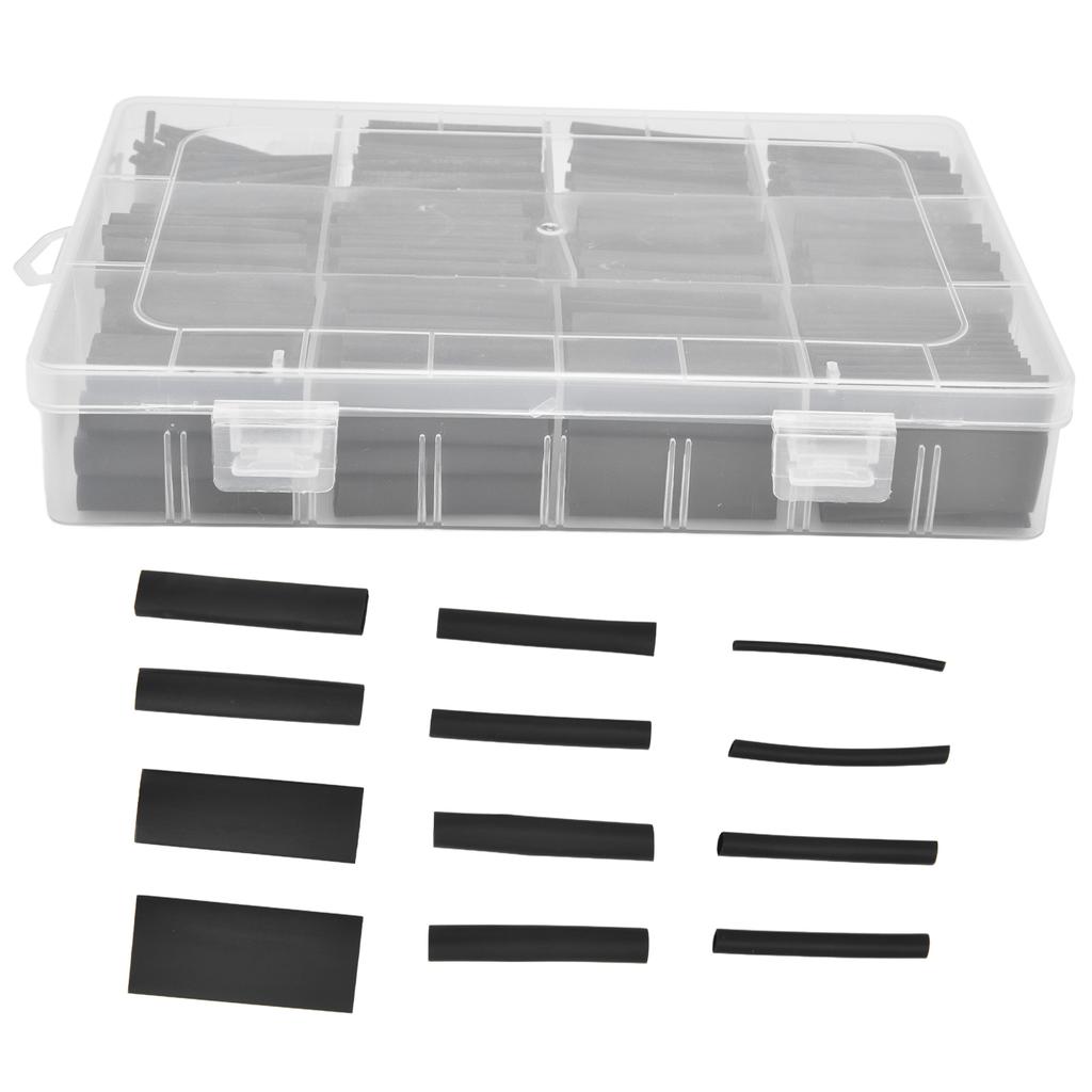 650Pcs Heat Shrink Tubing Boxed Insulated Sheathed Flame Retardant Electronic DIY Kit