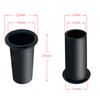 2PCS Speaker Port Tube Bass Vent Ventilation Connector Quality Plastic Bass Reflex Tube for DIY Speaker Project Upgrades