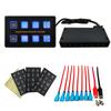 Universal Waterproof 8 Gang Switch Panel Blue Led Capacitive Control Touch Screen Switch Box Panel For Car Marine Boat Caravan Y