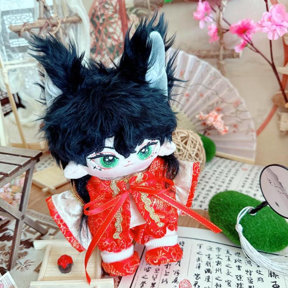 New Year Stuffed Doll Clothes Suit Plush Plush Toys Clothes 20CM Cotton Doll Clothes  Girl Gift