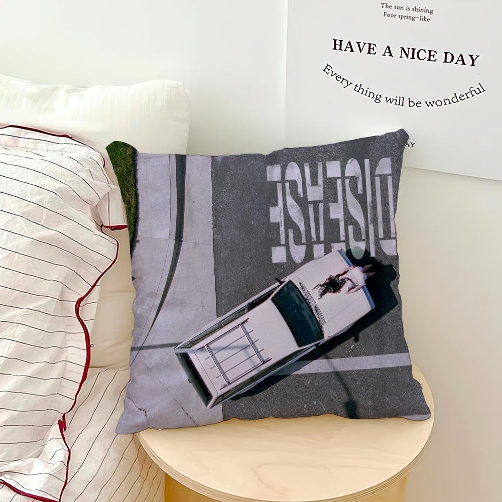 Hot Singer Lady Gaga Disease Pillow Case Sofa Living Room Bedroom Headboard Backrest Cushion Square Cushion Nap Time