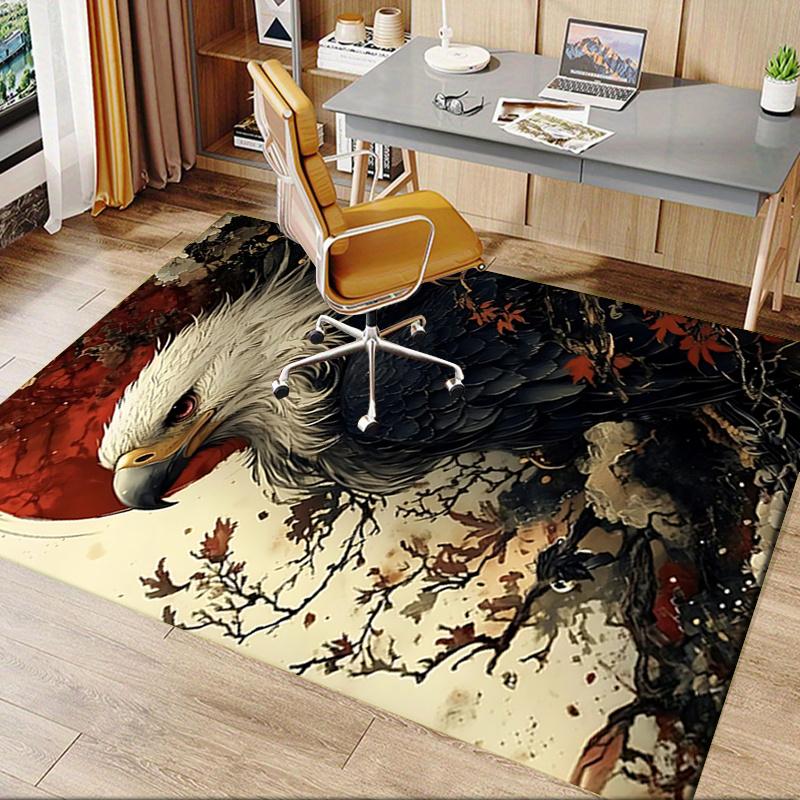 Eagle Chair Mat: Office Carpet for Home Decor, Large Size Rug for Sofa and Living Room, Gift Idea for Any Room
