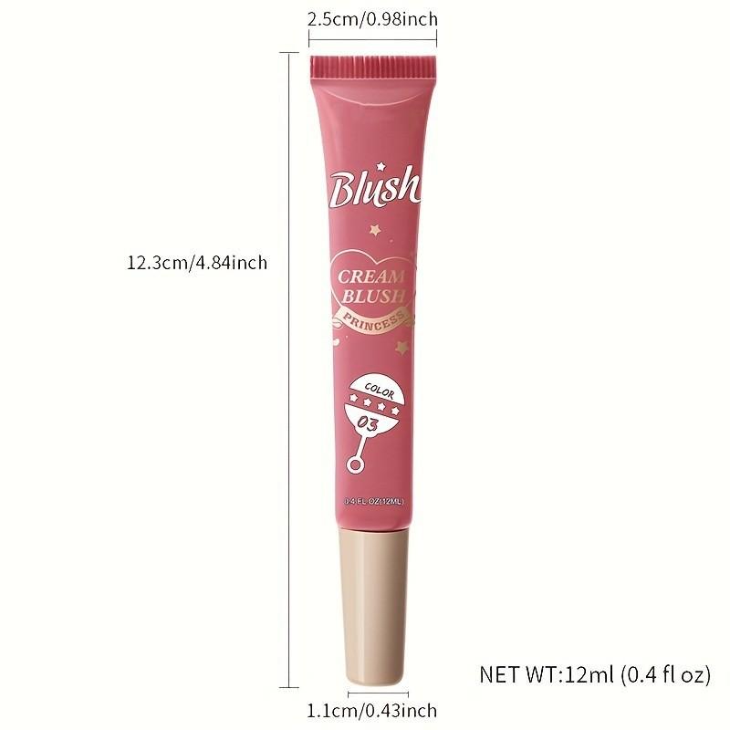 Beauty płynny róż do policzków długotrwały naturalny płynny róż do konturowania twarzy wodoodporny róż do twarzy w sztyfcie miękki róż w płynie 4 kolory