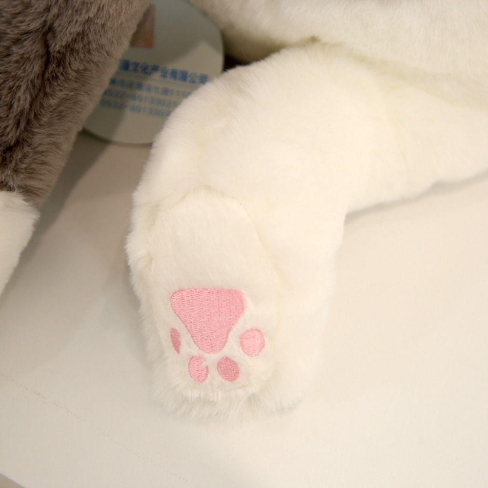 50cm Size Imitation Lying Cat Plush Toys Hairy Texture Realistic Cat Plush Toy Birthday Gift