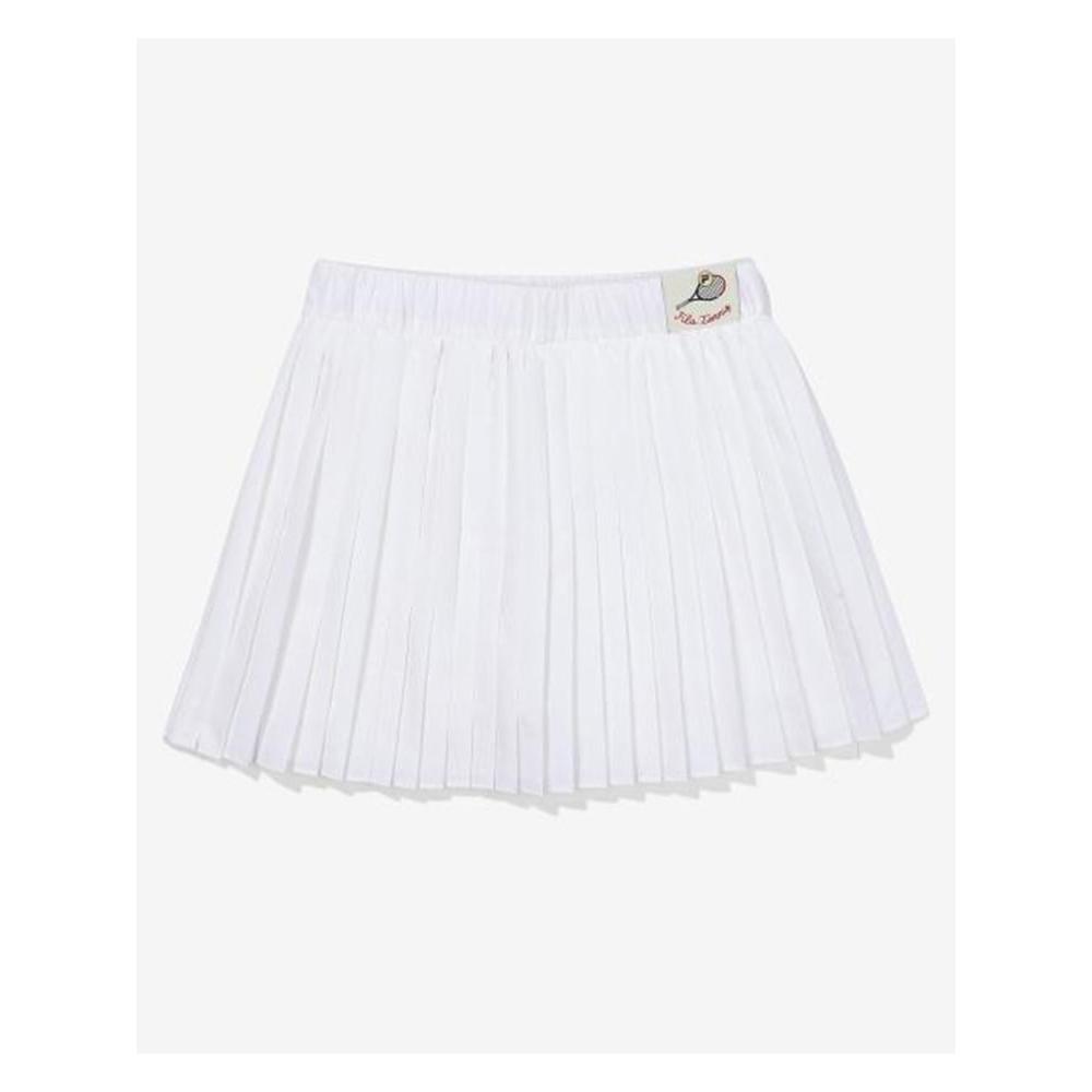 [fila Kids] Waffen Pleated Skirt  Fk2skf1201f Owh  q0zFk2skf1201fOwh